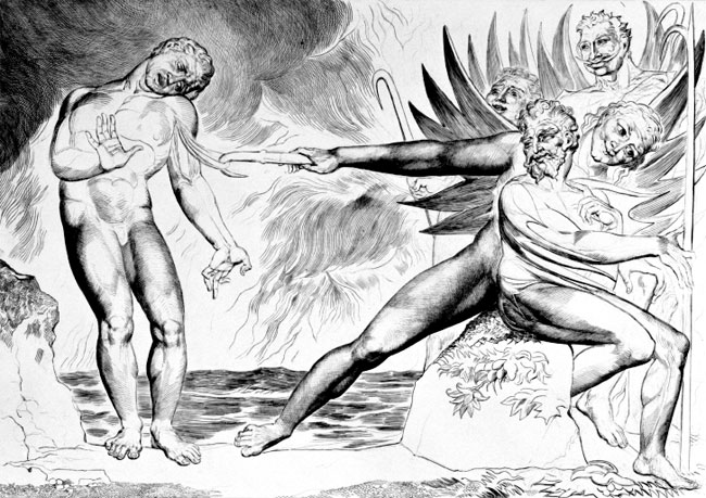 William Blake: Ciampolo e i Malebranche