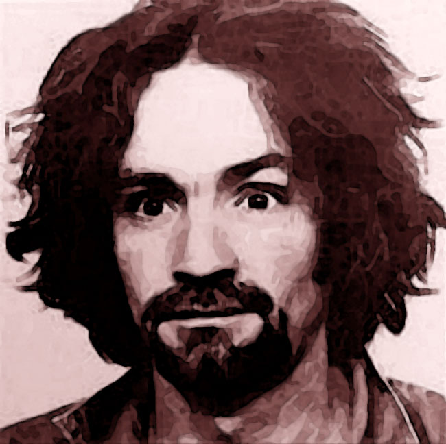 Una foto di Charles Manson, serial killer per induzione